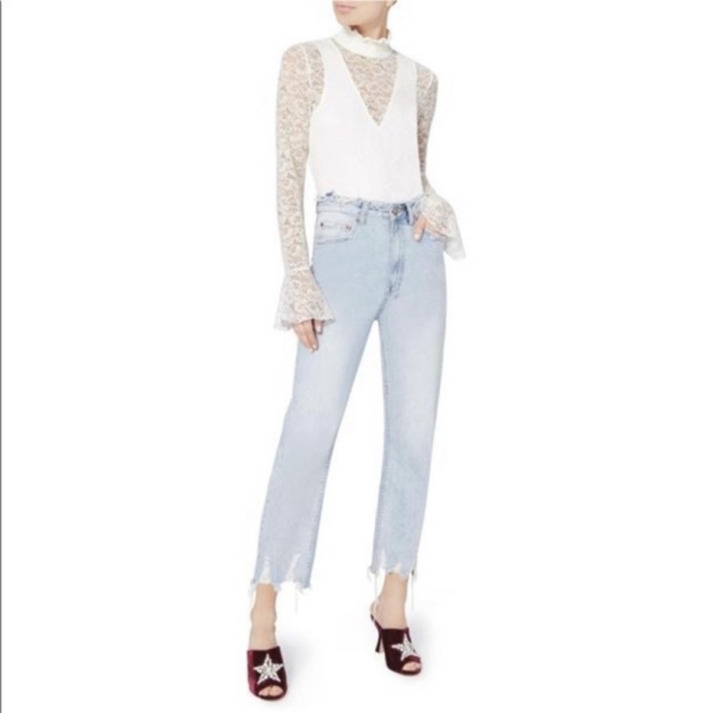 Intermix lace bodysuit